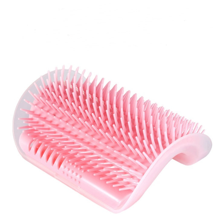 Self-Grooming Cat Corner Brush – Relax, Rub, Repeat!
