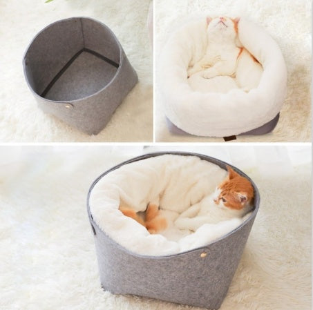 Cozy Cloud Pet Bed – Soft Comfort for Happy Pets