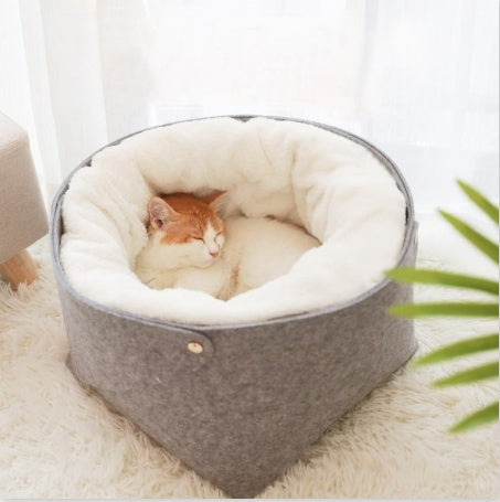 Cozy Cloud Pet Bed – Soft Comfort for Happy Pets